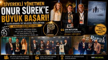 Siverekli Yönetmen TRT Belgesel Ödülleri'nde Zirveye Yükseldi