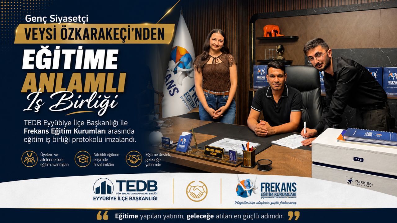 Genç Siyasetçi Veysi Özkarakeçi'nden Eğitime Anlamlı İş Birliği