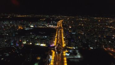 Hizmet bölgesi 6 ilde 1300 kilometrelik LED şebeke